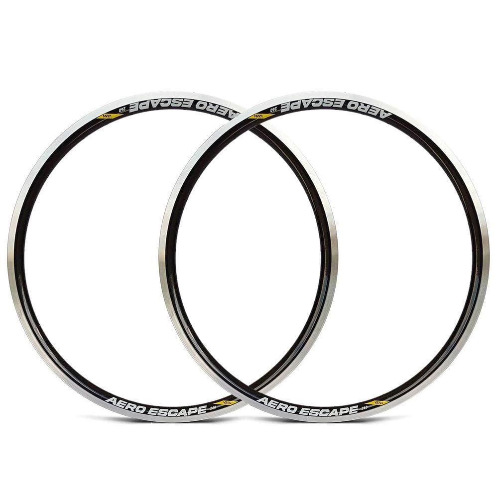Kit 2 Aros Roda 26/36 Furos Aero Freio V-Brake Cicloturismo Mtb Escape 260 Vzan