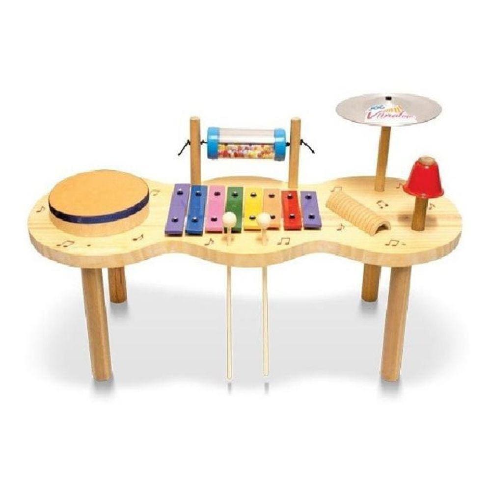 Pequena Percussão Baby Madeira P3696 - Vibratom - Linda