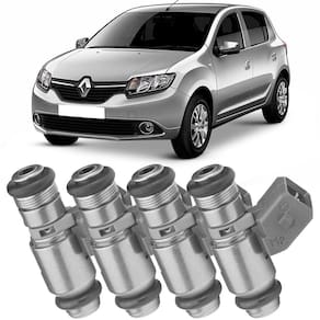 Kit 4 Bico Injetor Clio Sandero 1.6 16V Flex Magneti Marelli