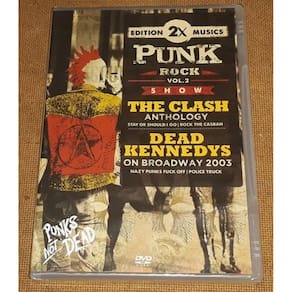 DVD The Clash Dead Kennedys 2x Musics Punk Rock vol.2