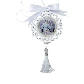 Adorno Protetor Anjo da Guarda Branco - Berço - 30 cm