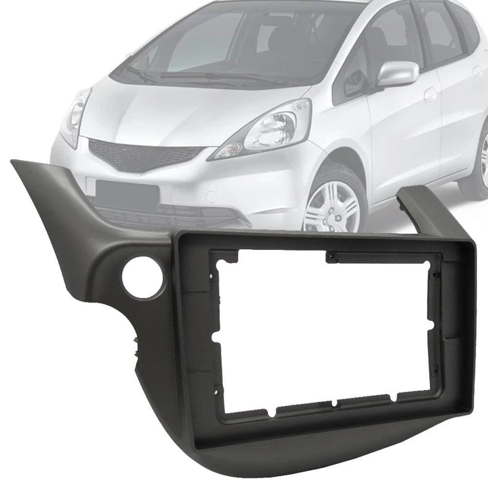 Moldura Painel 2 Din 10” Polegadas Fit 2008 até 2013