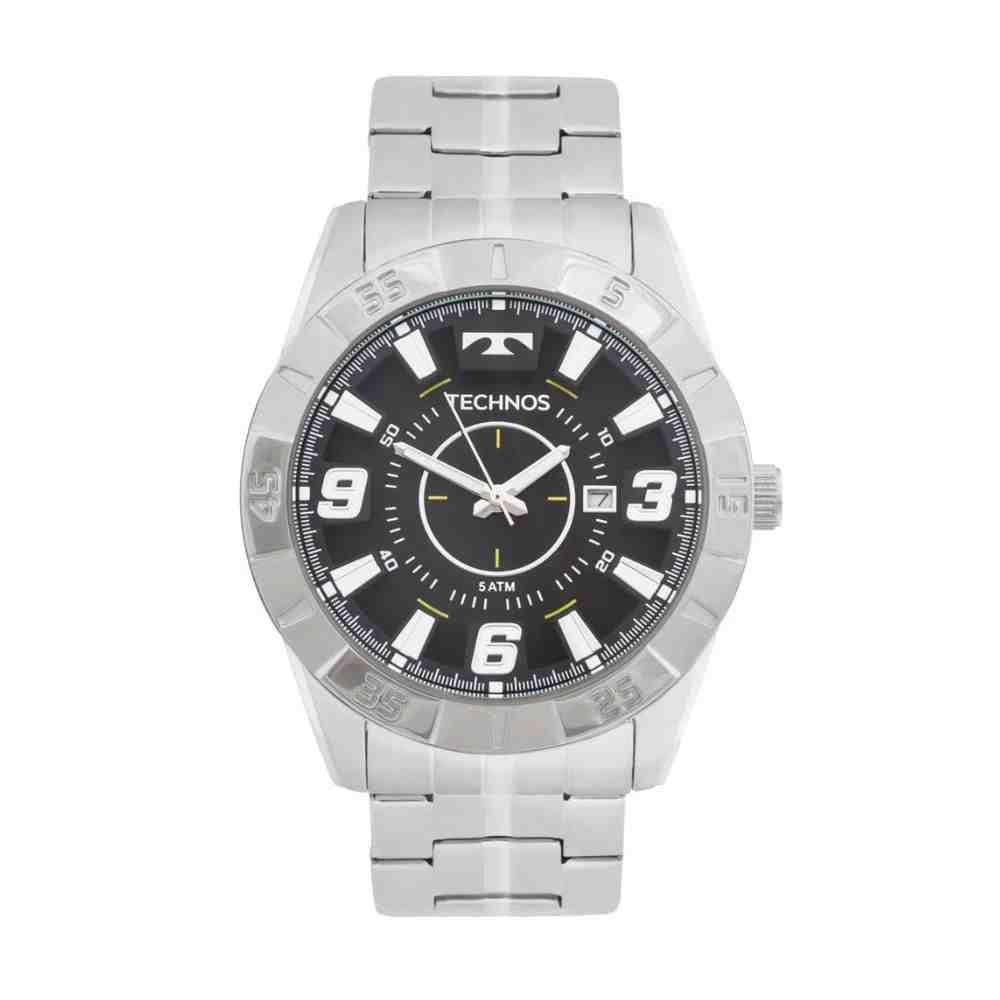 Relógio Prata Masculino Technos 2115KYX/1R