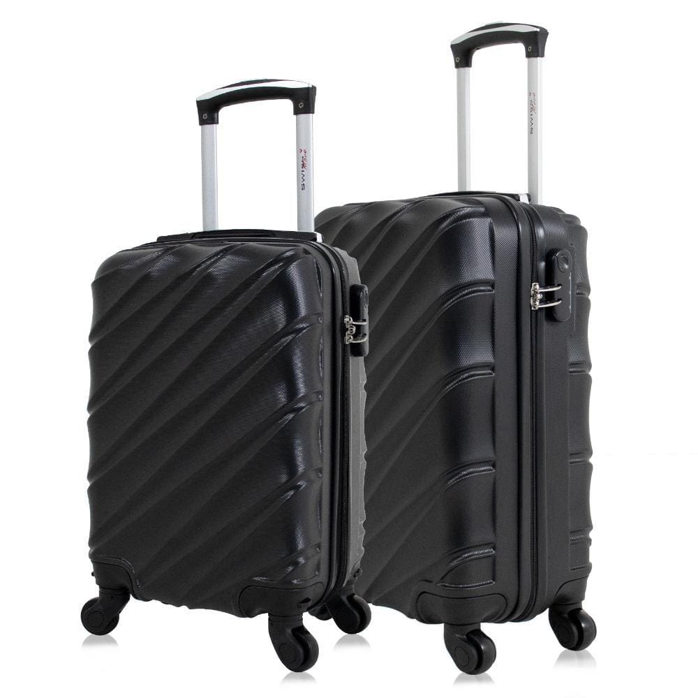 Kit mala de viagem PP e P Havana Preta Swiss Move