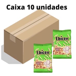 Salgadinho Ebicen Cebola 30g - 10 Pacotes