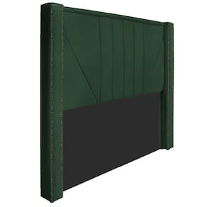 Cabeceira Solteiro 90 Cm Para Cama Box Suede Verde