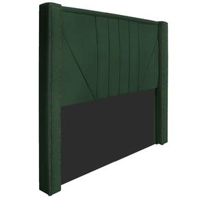 Cabeceira Casal 140 Cm Para Cama Box Suede Verde