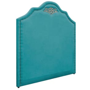 Cabeceira Solteiro P02 90cm Azul Turquesa