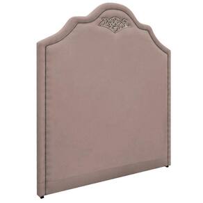 Cabeceira Queen P02 160 Cm Para Cama Box Suede Rosê