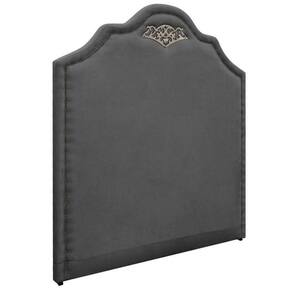 Cabeceira Solteiro 90 Cm Cama Box Linho Cinza Escuro