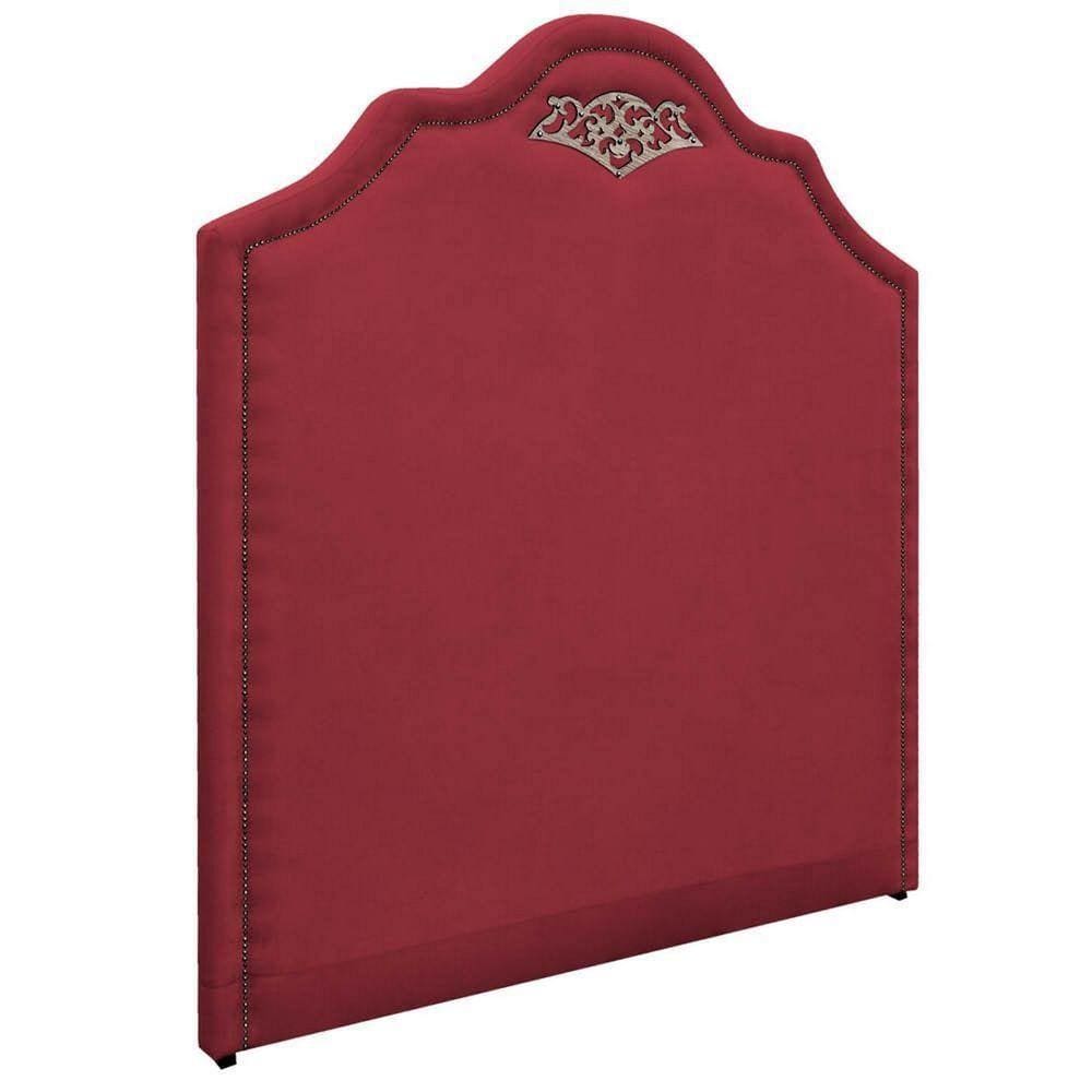 Cabeceira King P02 195cm - Doce Sonho Móveis Vermelho