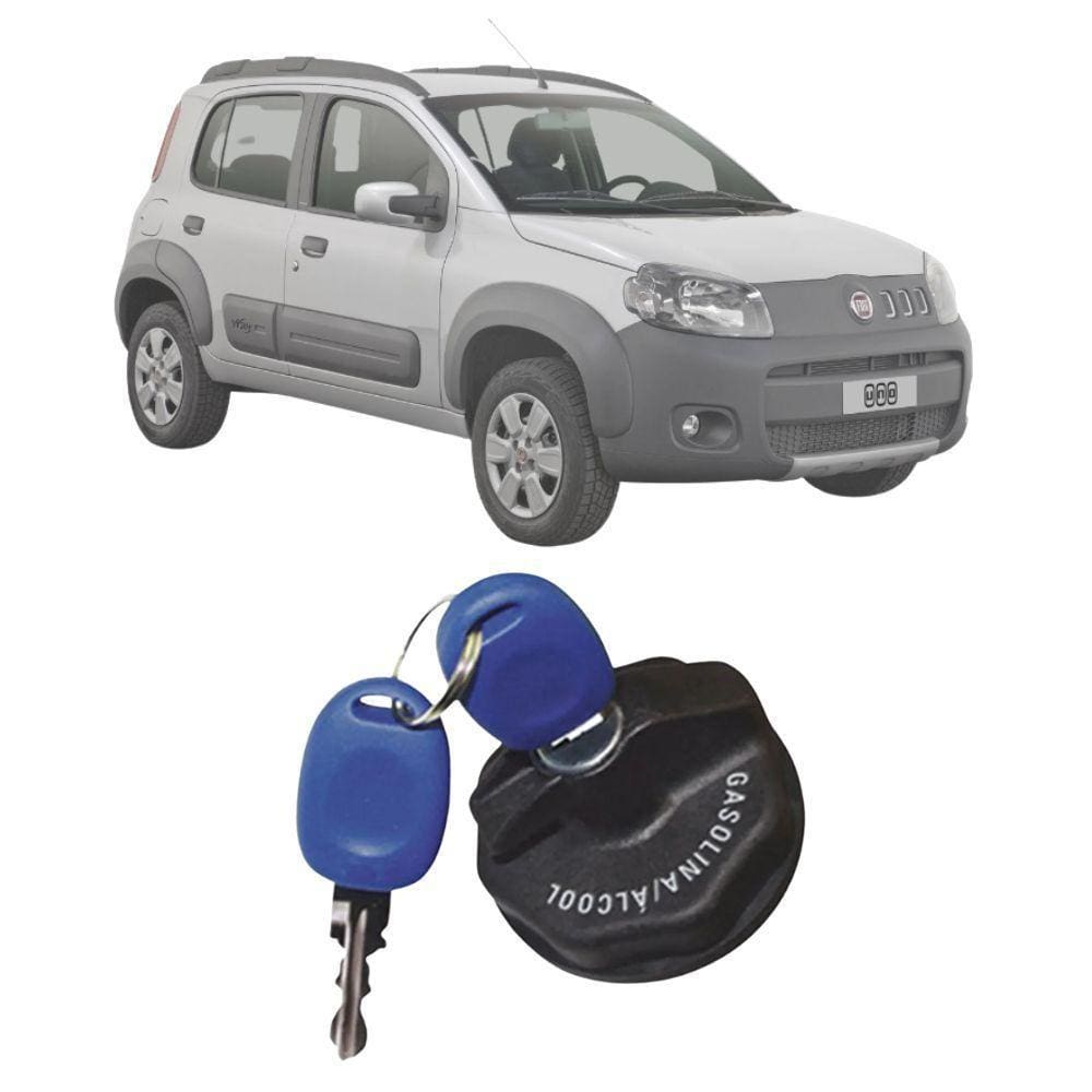 Tampa Combustível Valvulada C/ Rosca E Chave Uno Após 2014