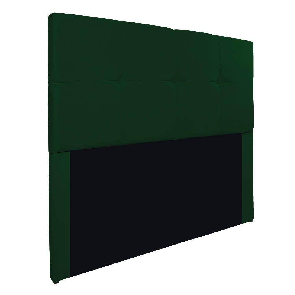 Cabeceira Solteiro Marseille P02 90 Cm Suede Verde