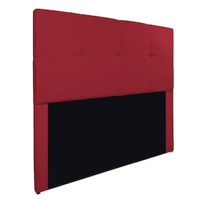 Cabeceira Casal Marseille P02 140 Cm Suede Vermelho
