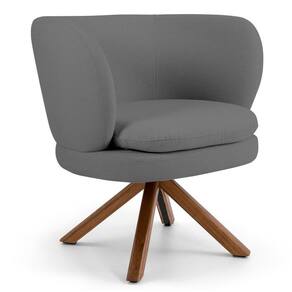 Poltrona Melissa Base Giromad Giratória B-317 Cinza