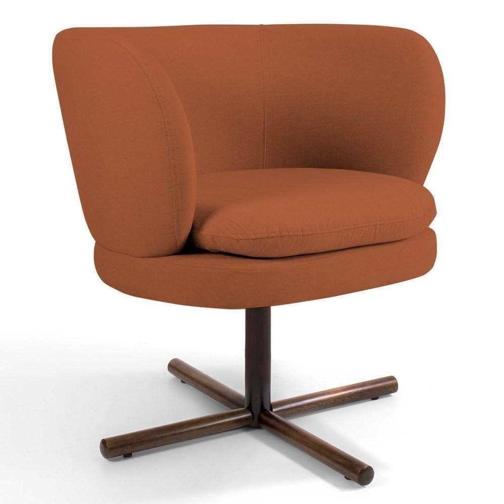 Poltrona Melissa Base Xis Giratória B-262 Telha