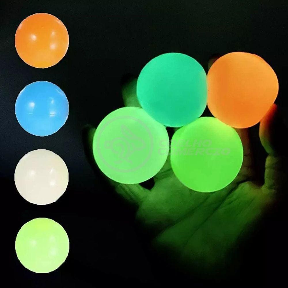 Fidget Toy Bolinha Globble Anti Stress De Apertar Colorido