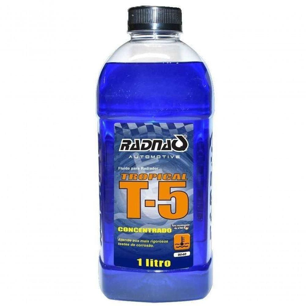 Aditivo Radiador T5 Azul 1lt - Radnaq Sem Variação único