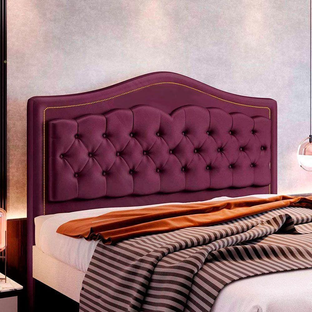 Cabeceira Holanda 1,60 Solteiro 2.0 Roxo