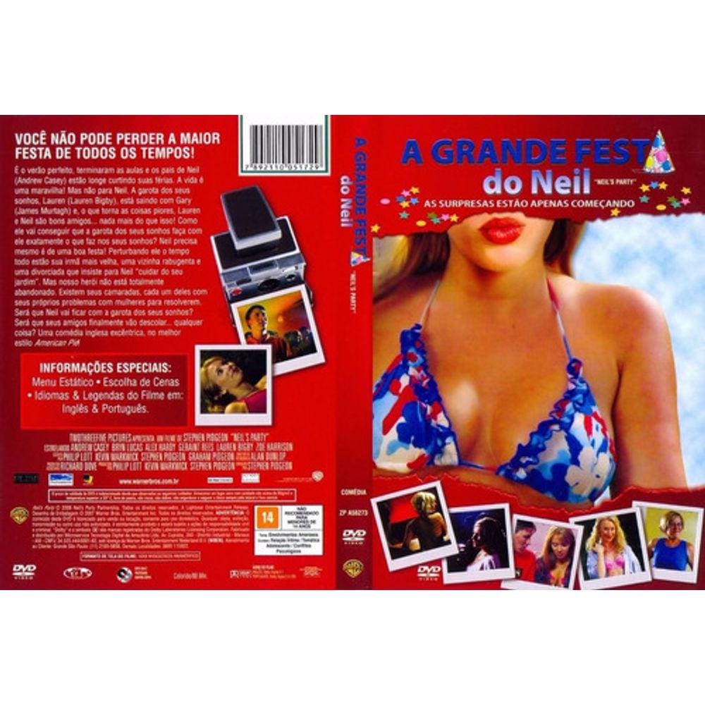 DVD A Grande Festa Do Neil - WARNER