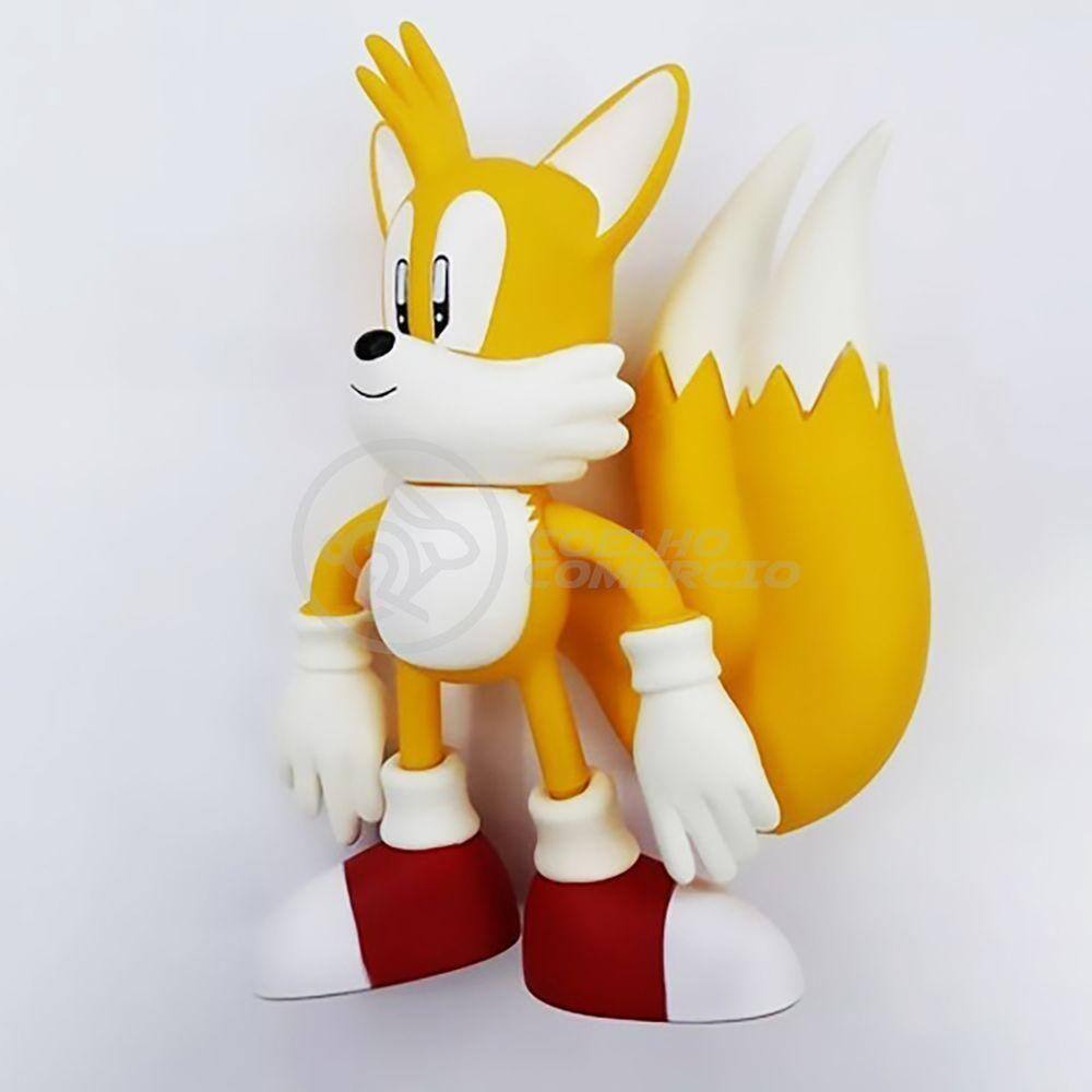 Boneco Grande Sonic World Colecionável 23cm Pvc