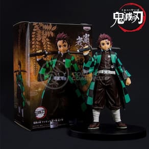 Action Figure Boneco Tanjiro Kamado Demon Slayer 14cm