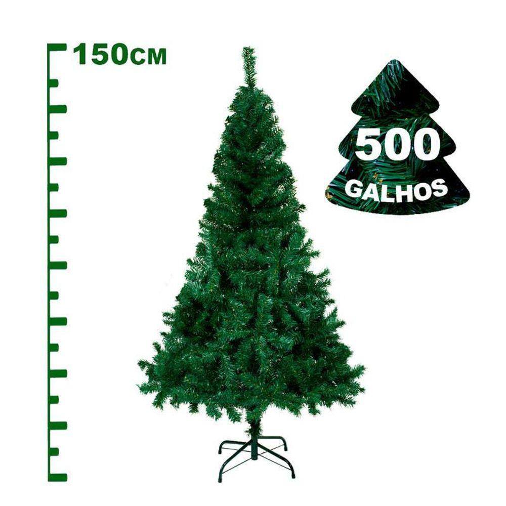 Árvore De Natal Verde 1,80M 320 Galhos Decorada 82 Itens