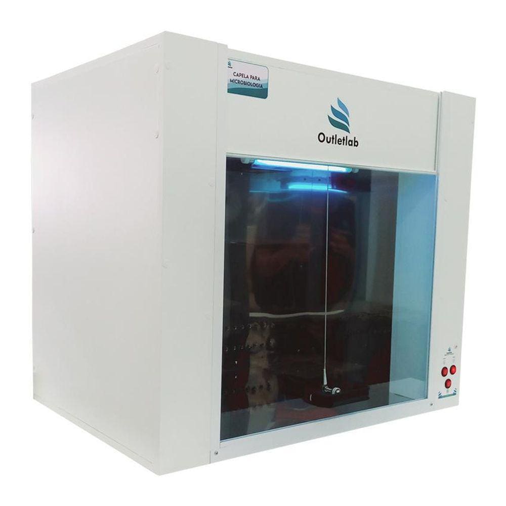 Capela Microbiologia Tipo Fluxo Laminar Porta Vertical 220V