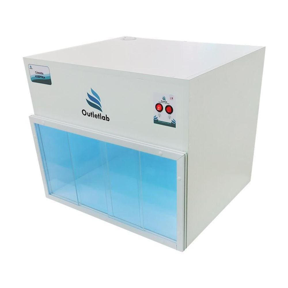 Câmara Asséptica Uv 60 Com Visor Em Acrilíco 220V