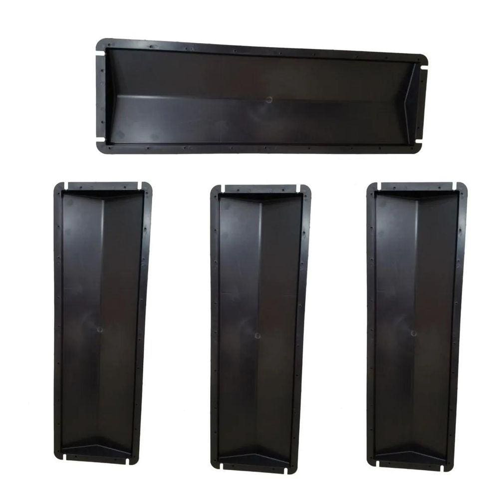 Forma Plastica Pingadeira Capa De Muro 60X23X05Cm 4 Unidades