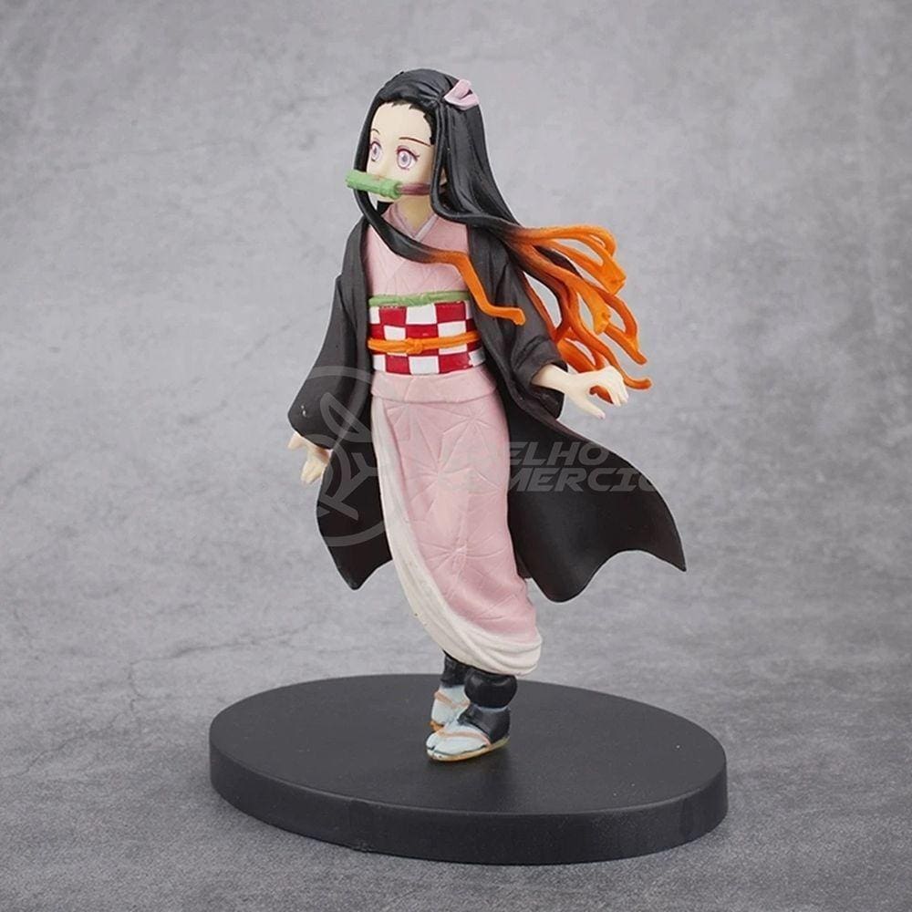 Action Figure Boneco Oni Nezuko Kamado Demon Slayer 14cm