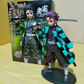 Action Figure Boneco Tanjiro Kamado Demon Slayer 14cm