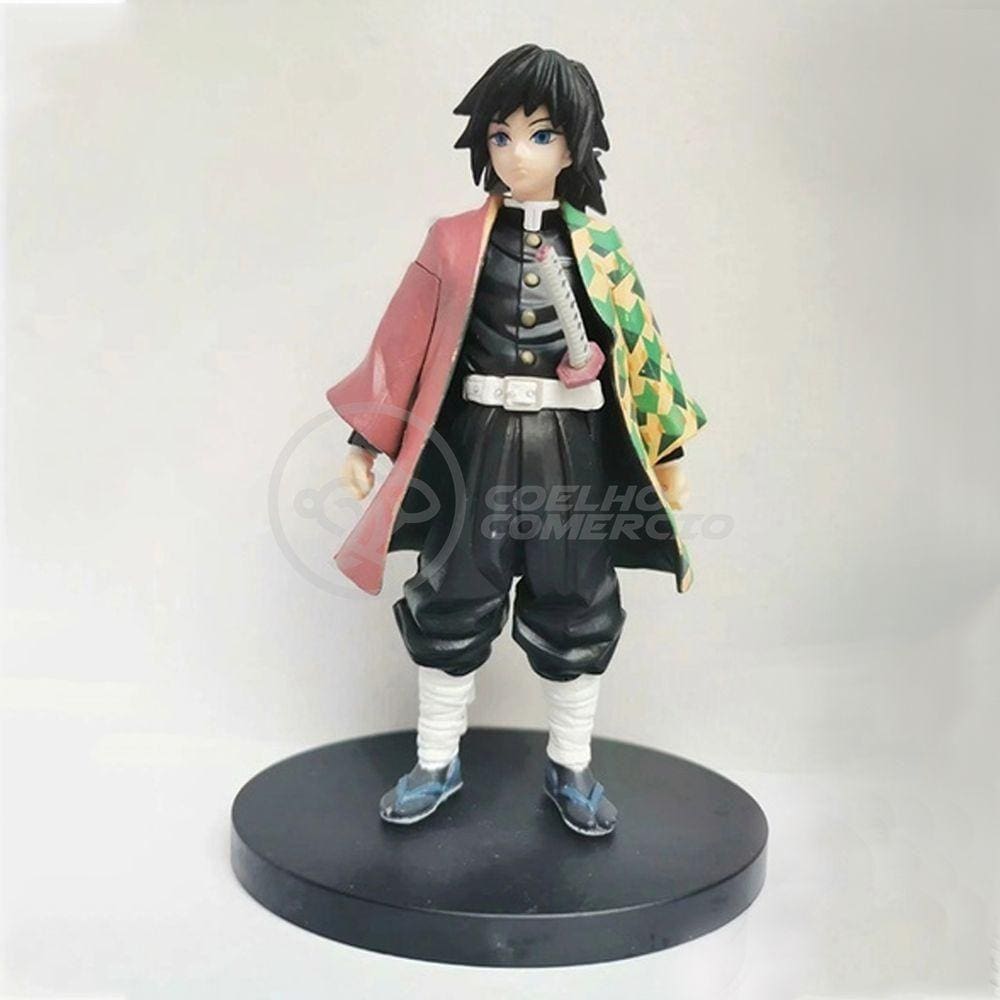 Action Figure Tomioka Giyu Pilar Da Agua Demon Slayer 14cm