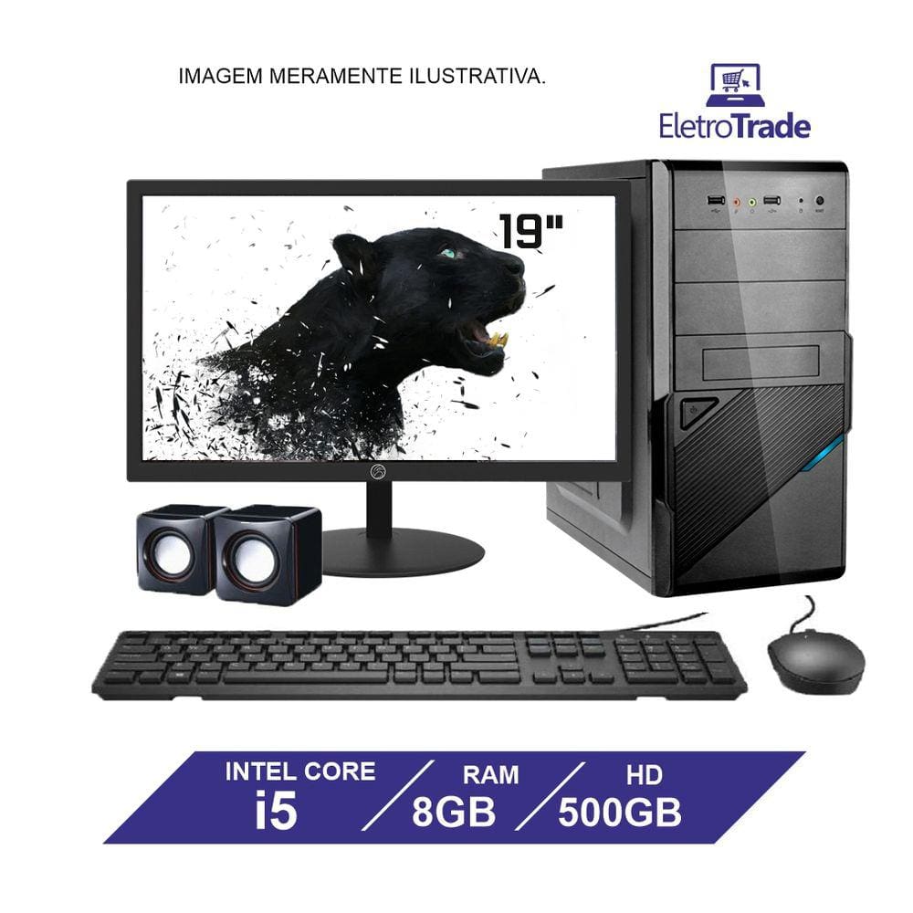 Full PC Gamer Ryzen 5 5600G 16GB RAM SSD 480Gb + 21.5 Monitor + Gamer Kit,  Black Hawk - AliExpress