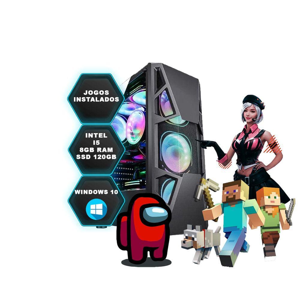 Pc gamer virtual gratis  Black Friday Casas Bahia