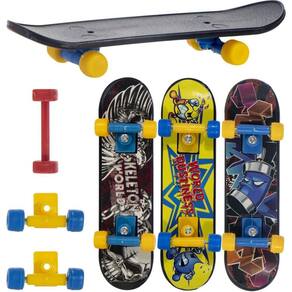 Brinquedo Skate De Dedo Com Rampa Obstáculo X-trick Artbrink