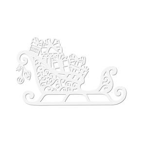 Arte Trenó De Natal 30cmx19cm - Cria Arte Laser