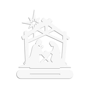 Presépio 01 Com Base 18cmx20cm - Cria Arte Laser
