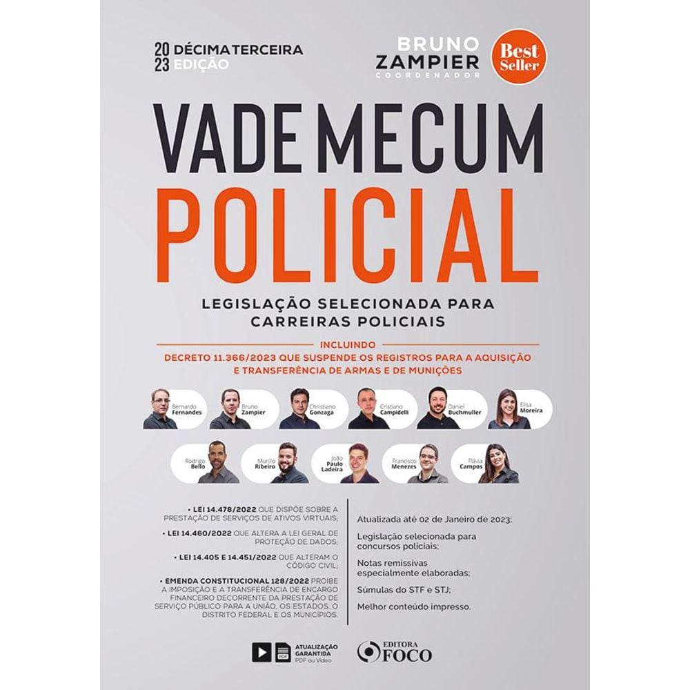 Vade Mecum Policial - Legislação Selecionada Para Carreiras Policiais