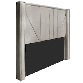 Cabeceira King P02 195cm Para Cama Box LinhoBege