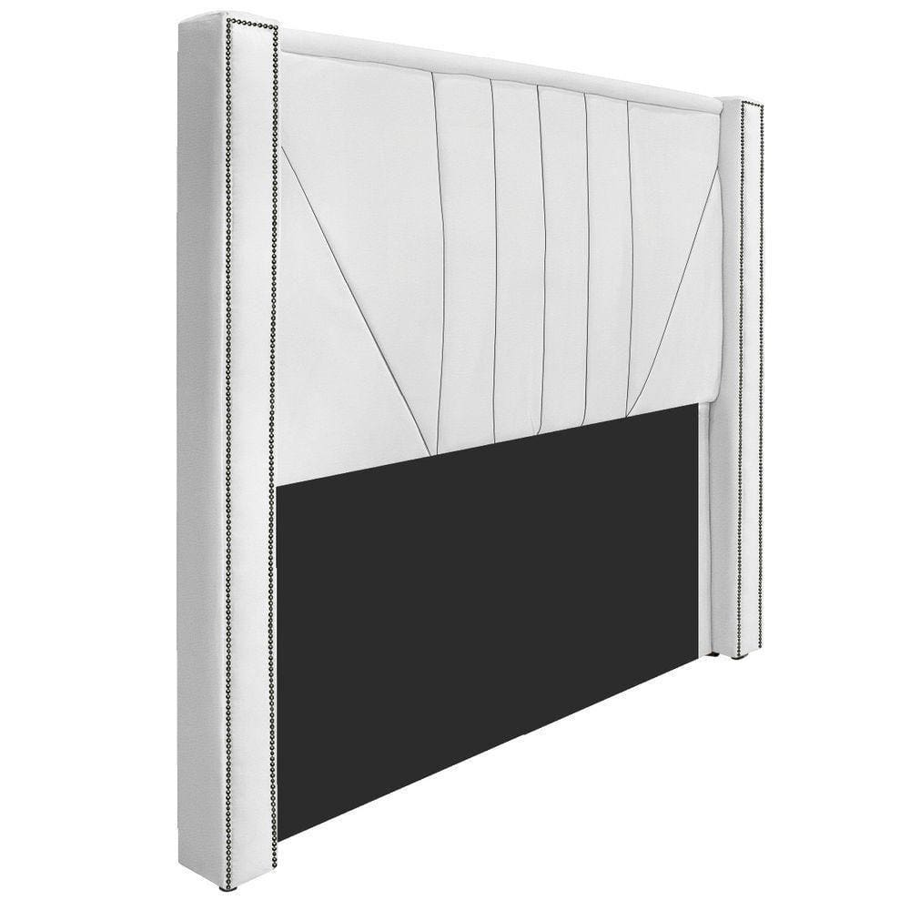 Cabeceira Queen Minsk P02 160cm Cama Box Corano Branco