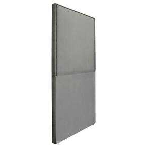 Cabeceira Solteiro Bali P02 90 cm Para Cama Box Cinza