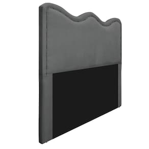Cabeceira King Bari P02 195 cm Para Cama Box Cinza