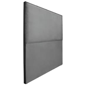 Cabeceira Casal Bali P02 140 cm Para Cama Box Suede Cinza