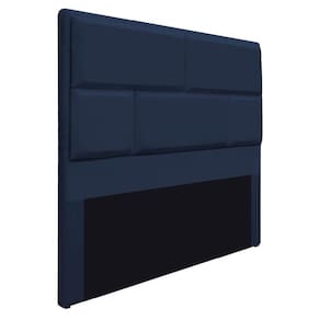Cabeceira Casal Brick P02 140 cm Para Cama BoxAzul Marinho