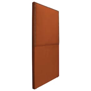 Cabeceira Solteiro Bali 90 Cm Cama Box Suede Terracota