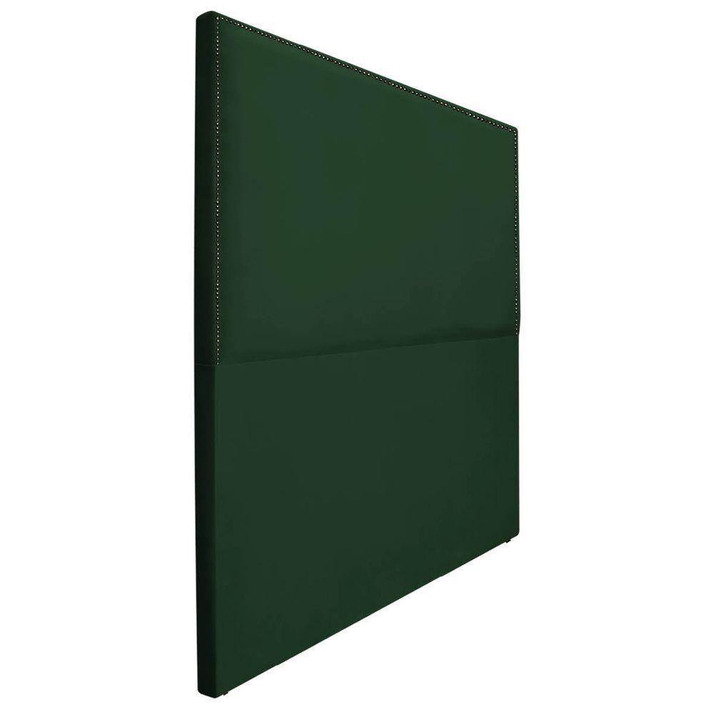 Cabeceira Queen Bali P02 160 cm Para Cama Box Suede Verde