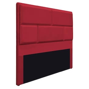 Cabeceira Solteiro Brick P02 90 cm Para Cama BoxVermelho