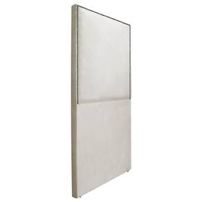 Cabeceira Solteiro Bali 90 Cm Cama Box Linho Bege
