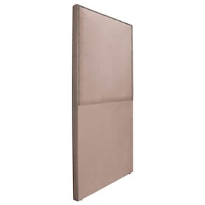 Cabeceira Solteiro Bali P02 90 cm Para Cama Box Suede Rosê